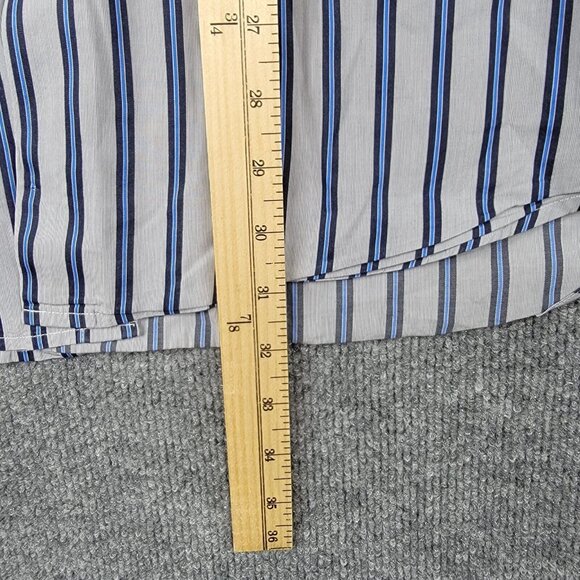 Peter Millar Shirt Mens‎ Large Striped Button Up Long Sleeve Preppy Casual - Picture 7 of 8